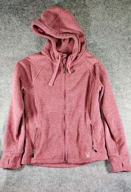 Spyder Zip-fleece Hoodie Rose Pink Size M